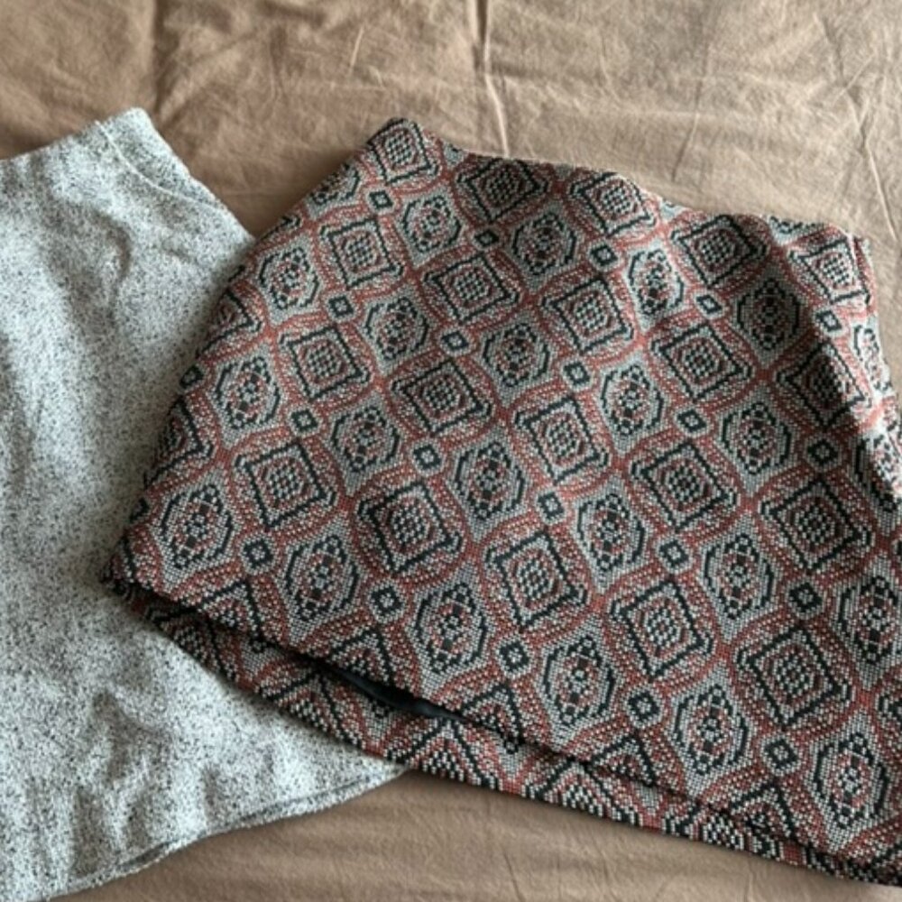 Unique Patterned H&M Mini Skirt